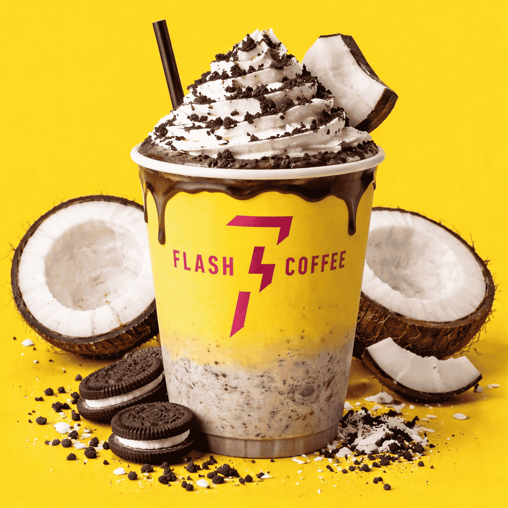 Coconut Oreo Shake Flash Coffee
